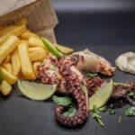 Poulpe grillé